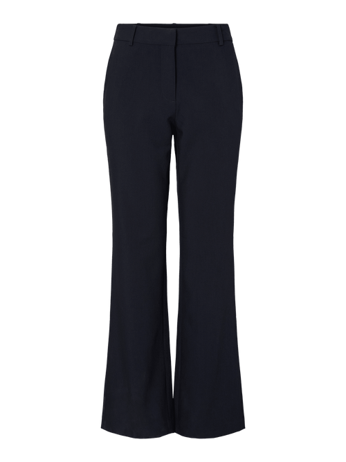 KARISO FLARED bukse - Navy Blazer YAS