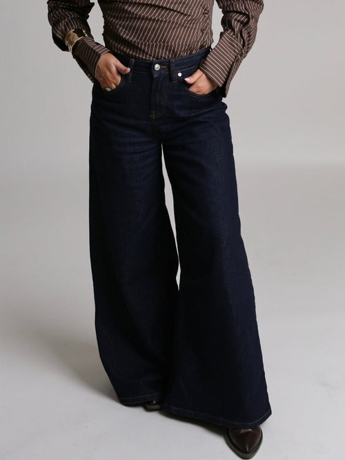 Tyla oversize jeans wash dark cannes - denim blue IVY Copenhagen