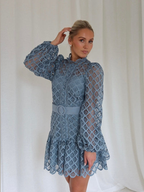 New lovely kjole - sky blue Golightly