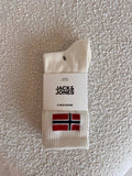 Norway tennis socks 3 pack - white