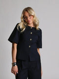 Kasaundra topp - navy