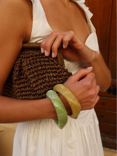 Olivia bloom bag - dark brown Sui Ava