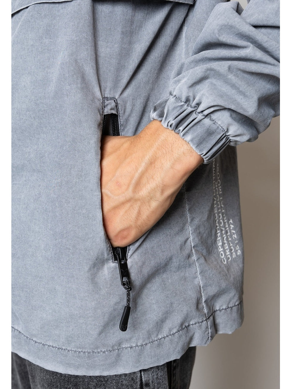 FAT SHELLBEE シェルジャケット　グレー　XL FAT SHELLBEE シェルジャケットグレーXL