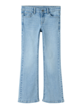 POLLY FLARED JEANS - Light Blue Denim