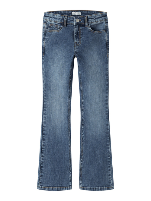 NKFPOLLY FLARED JEANS 3338 MD - Medium Blue Denim by NAME IT. 2026, 2603, ansattrabatt, Barn, Brando, brando-no, brandokids, Jeans, Mangler aldersgruppe, mottatt30dager, opprettetsiste2måneder, Rabattkode, SHLP