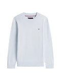 CREW NECK GENSER - Sweet Blue Htr