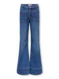 CYPRESS POCKET FLARED JEANS - MEDIUM BLUE DENIM