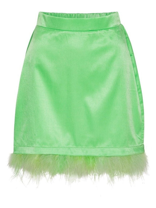 Brady skjørt - Apple green A-View