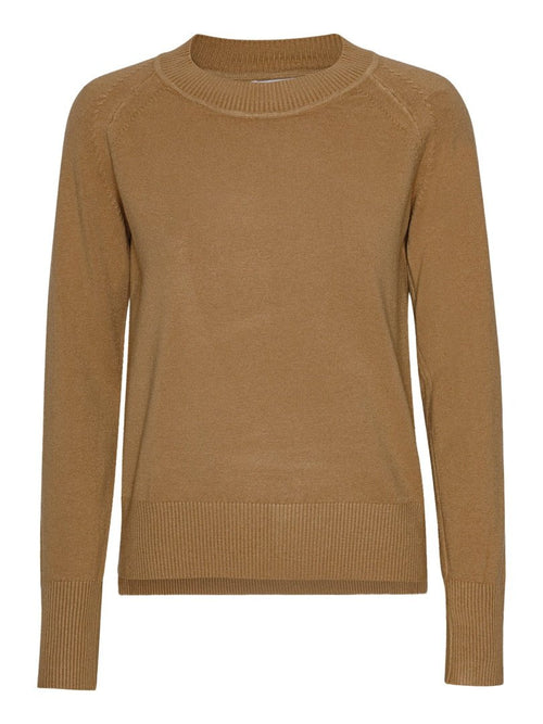 Aya O Neck Genser - Camel Helene Studios