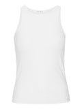 Charlotte topp - bright white