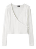 HANNAH WRAP TOPP - Antique White