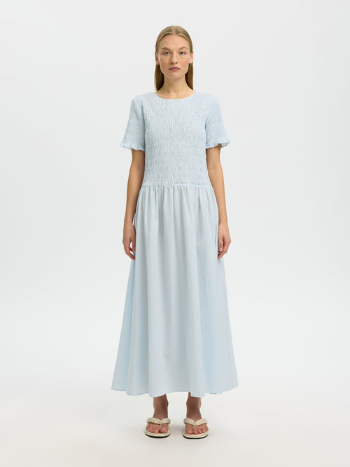 Hannah ankel kjole - cashmere blue Selected Femme