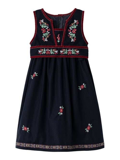 TENA SPENCER FESTDRAKT - Dark Sapphire / tibetian red NAME IT