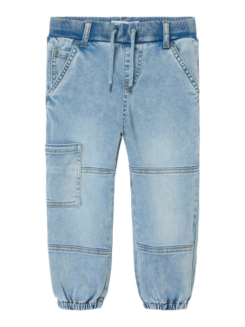 BEN BAGGY JEANS - Medium Blue Denim