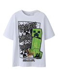 MASE MINECRAFT T-SKJORTE - Bright White