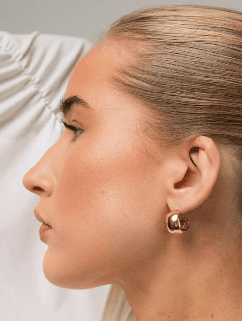 Halo earrings - gold WHO IS SHE