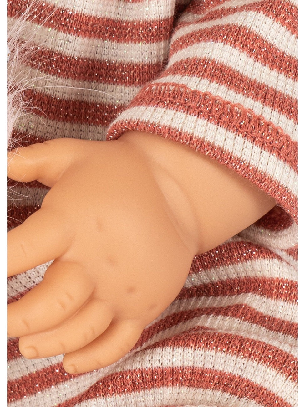 Noemi unicorn doll - rose cream stripe