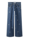 ROSE WIDE JEANS RHINES - Medium Blue Denim