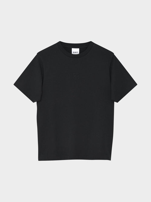 Parry heavy jersey t-skjorte - black, front packshot