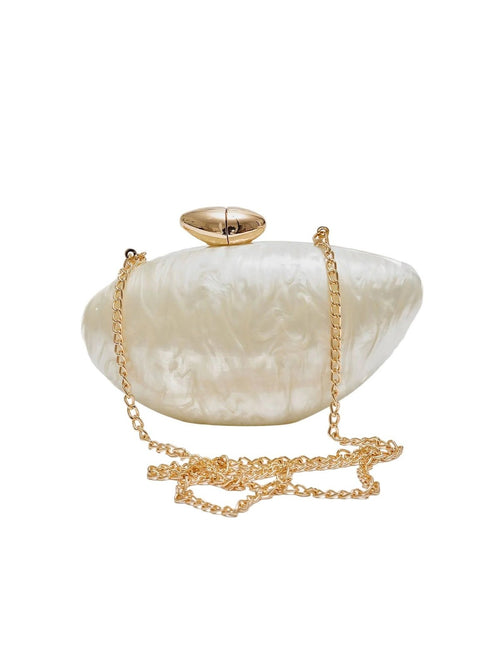 Pearl shell veske - pearl white by BOW19 - Tilbehør. 2026, 2601, Bags, Brando, brando-no, Dame, Kun i butikk, mottatt30dager, SHLP