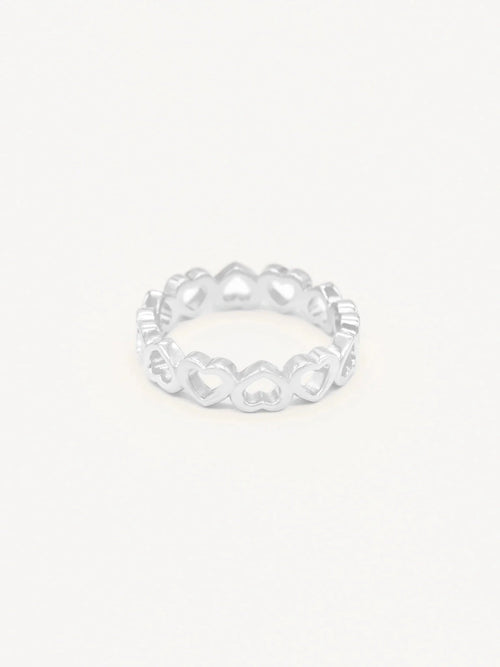 Amour Band Ring - Silver Who Is She