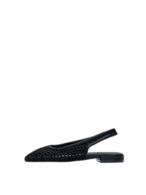 Michelle braided slingback ballerina - black by Selected Femme - Sko. 2026, 2602, Brando, brando-no, Dame, mottatt30dager, Nyhet, SHLP, Shoes