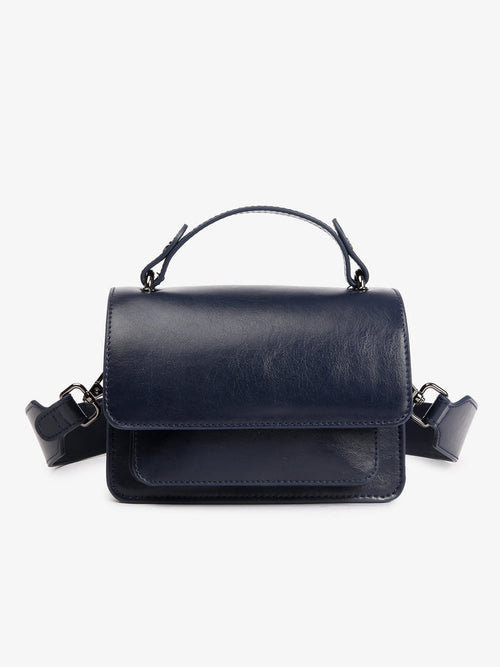 RENEI GLOSSY STRUCTURE VESKE - Eclipse Blue HVISK
