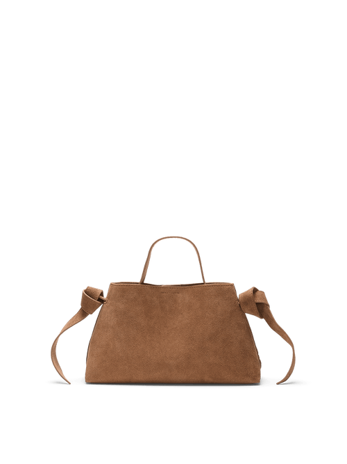 Stella mini suede veske - Tan Selected Femme