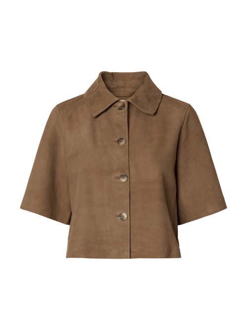Suri suede skjorte - portabella Selected Femme