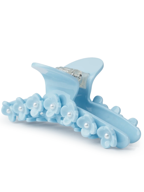 Bright flower pearly hårklype - blue Sui Ava