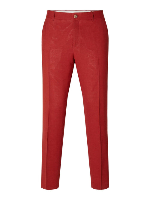 SLIM OASIS BUKSE - Biking Red Selected Homme