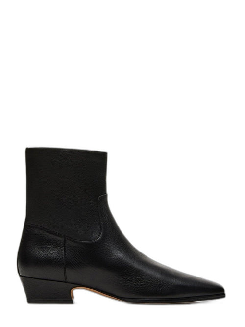 Dusty støvletter i svart skinn - Steve Madden