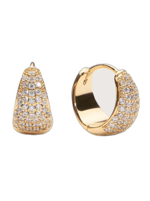 Weekend wander øredobber - gold plated Sparv Accessories