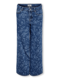 HOPE EX HW WIDE ROSE DNM JEANS - Medium Blue Denim