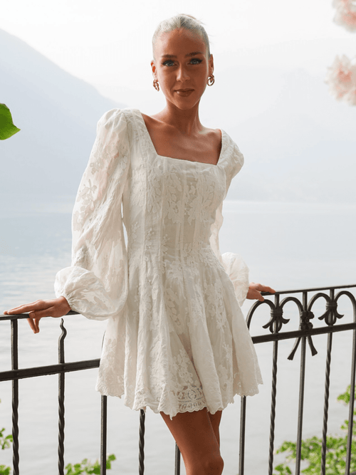 Sophie lace kjole - White by Golightly - Kjoler. 2026, 2601, Brando, brando-no, Dame, Dresses, Nyhet, SHLP