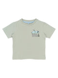 SIGURD T-SKJORTE - Aqua Gray