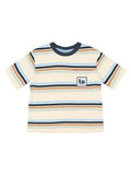 STUART T-SKJOTRE - Gardenia Striped