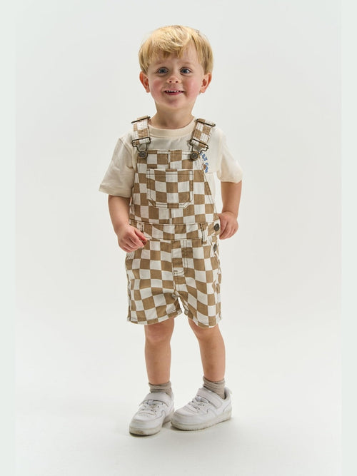 TWILL KORT DUNGAREES - Humus Check The New Siblings