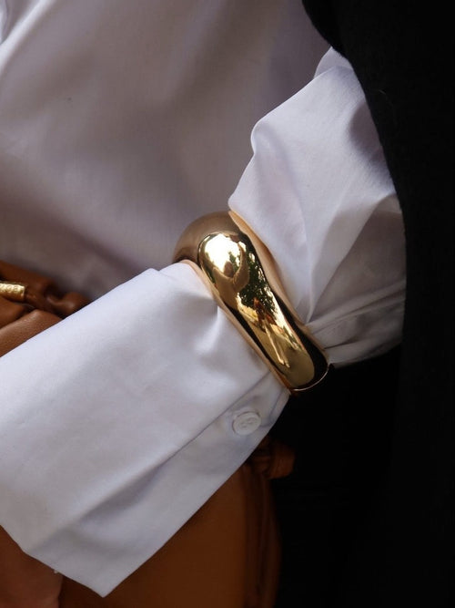 Wave bracelet - gold BOW19