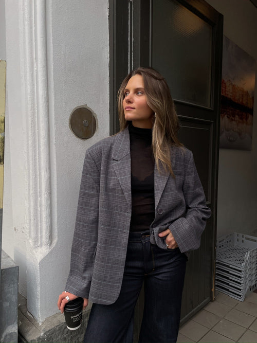 Nivanne blazer - grey check MbyM / Message