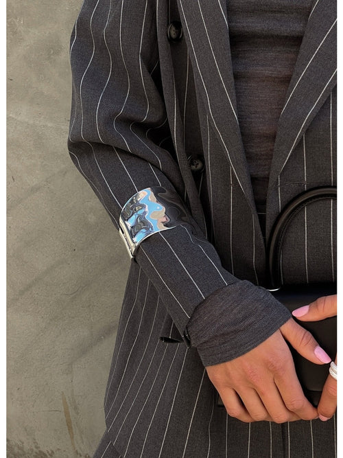 Bold bracelet - silver BOW19