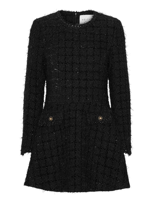 Solange Tweed Dress - Black Helene Studios