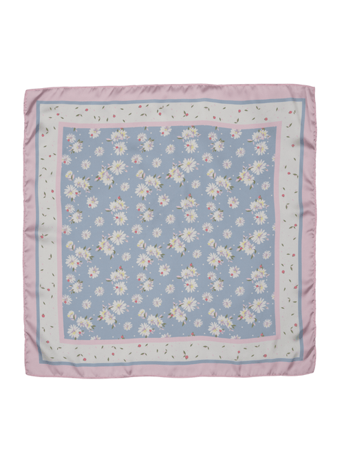 Mari bloom skjerf - blue/pink Sui Ava
