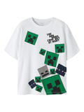 JULIO MINECRAFT T-SKJORTE - BRIGHT WHITE