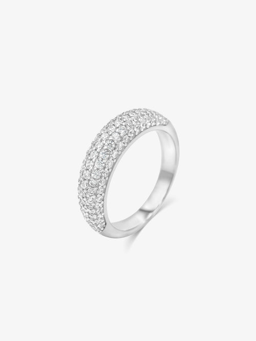 Slim dome ring - silver WHO IS SHE
