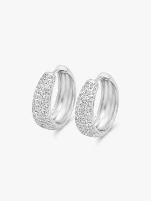 Dome Hoops L Silver - Silver WHO IS SHE