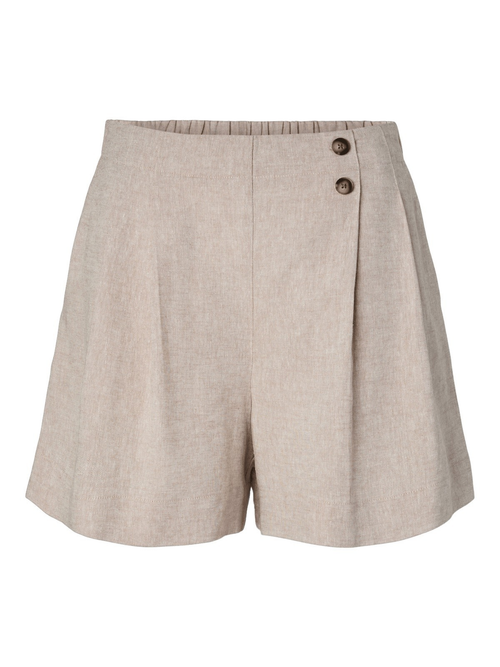 Usuma lin blend shorts - white pepper by YAS - Shorts. 2026, 2601, Brando, brando-no, Dame, mottatt30dager, SHLP, Shorts
