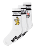 FINLO FORTNITE 3P TENNISSOKKER - Bright White