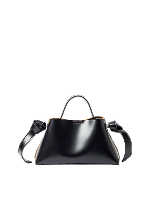 Stella mini leather veske - Black Selected Femme