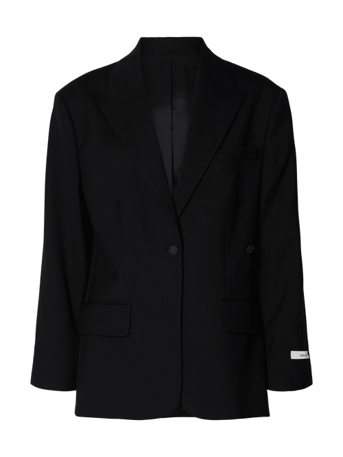 OVERSIZED MARTA BLAZER - Black Selected Femme